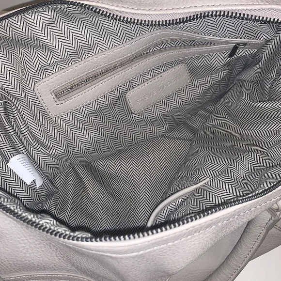 STEVE MADDEN XL B Marlow Bisque Satchel - Picture 9 of 11